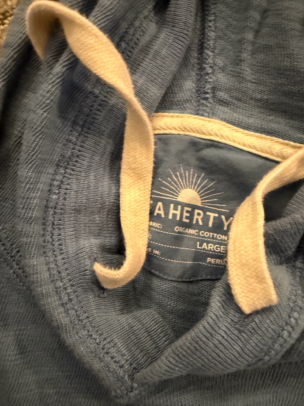 Men’s Large light FAHERTY Hoodie-2